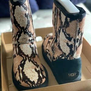 Reptile print Ugg boots